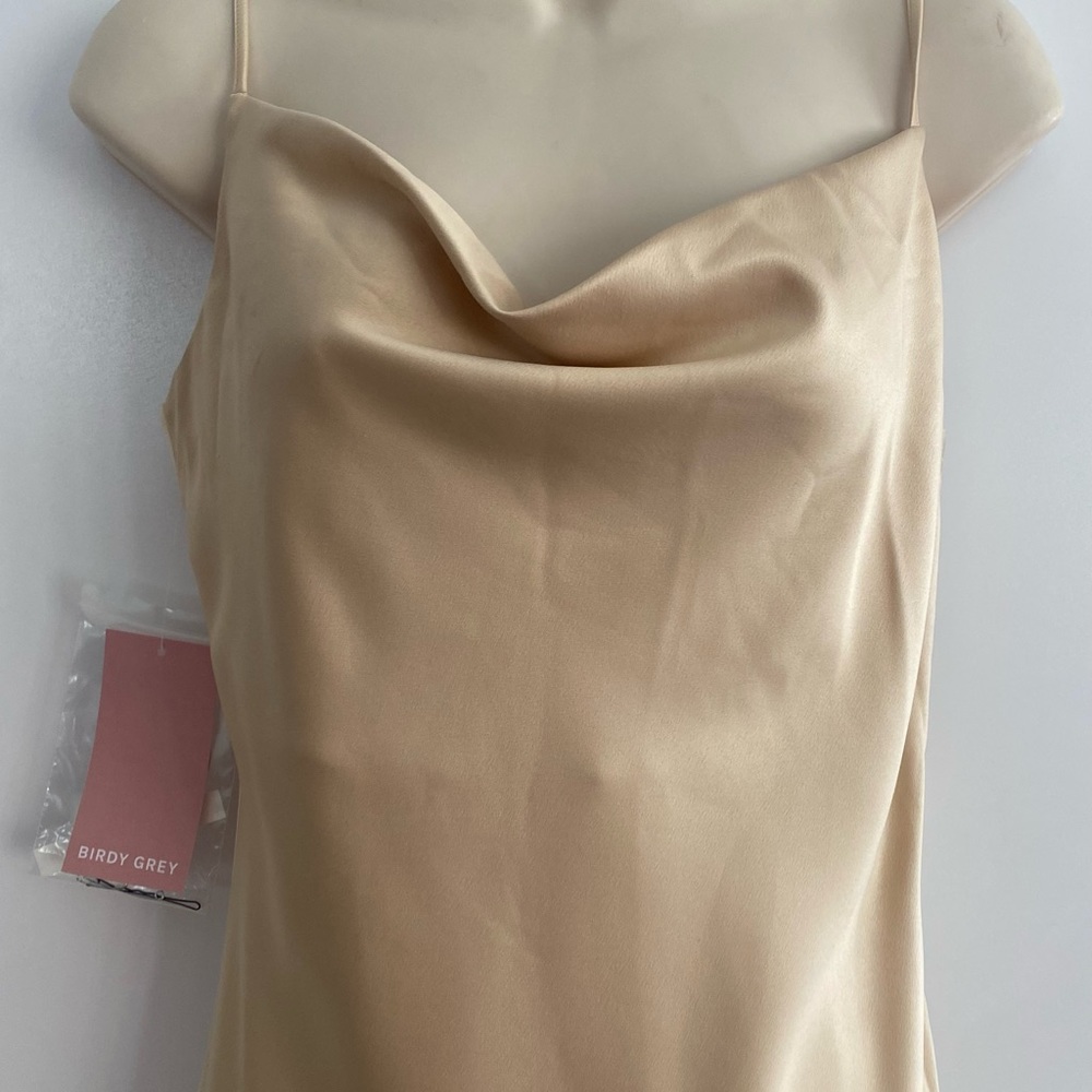 New With Tags Birdy Grey Midi Cream Dress Size Medium